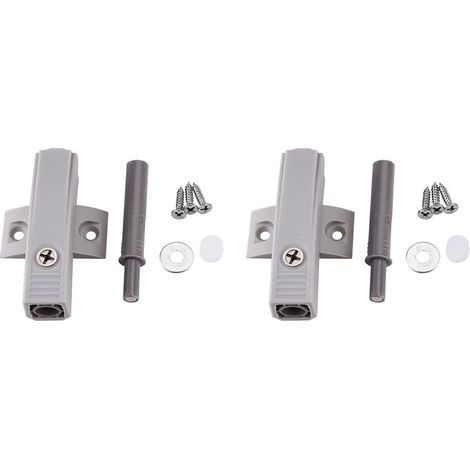 Lot de 2 amortisseurs porte placard, sans poignée, meubles et tiroirs (1/5)
