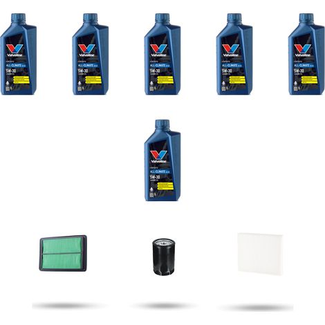 Kit tagliando 3 FILTRI e 6L OLIO compatibile con Renault Koleos II 2.5 SCe 126kw dal 2016 (1/5)