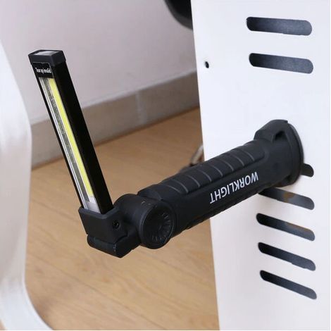 Lanterne LED rechargeable magnétique 5 modes USB pliable (1/5)
