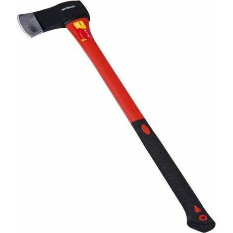 4lb Felling Axe 64oz Fibreglass Handle Hammer Log Splitter Steel Head A2960