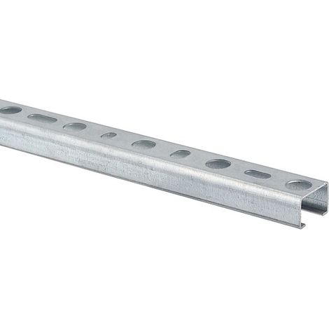 Montageschiene - Stahl verzinkt - Profil 27/18 - Länge 2.000 mm (1/3)