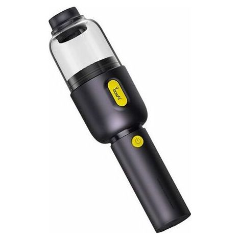 Aspirateur à main, Aspirateur balais, Aspirateur voiture, Hohe Saugleistung, Noir, 6000PA Saugleistung, TYPE-C Schnellladung, KINSI (1/5)