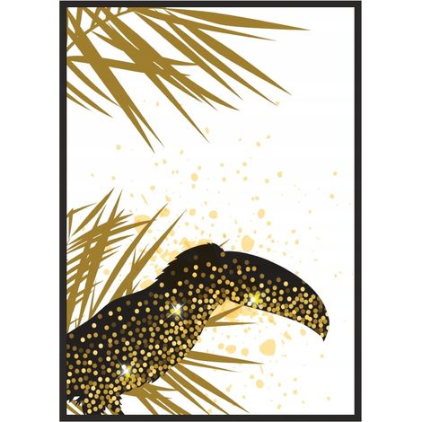 Póster con marco 53x73 cm Tucán P699 (1/4)