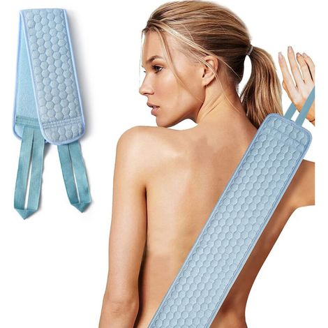 Spesso telo da bagno e da schiena 2 in 1 – 70 x 140 cm, spugna di cotone 500 g/m², ideale per corpo e schiena