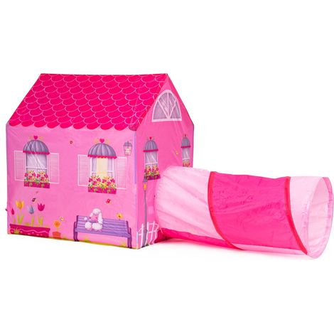 Zelt haus mit tunnel spielplatz fur kinder iplay