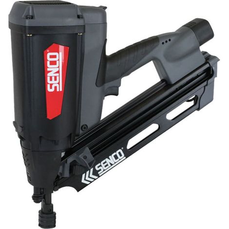Senco – Cloueur à gaz 50-90mm 34° – Moteur puissant – Enfoncements constants de -7°C à 49°C – Magasin métal durable – Profondeur réglable sans outil