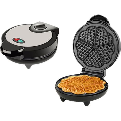Gofrera INNO de 5 núcleos, 1000 W, negra, acero inoxidable, revestimiento antiadherente, ajustable, 110 V (1/5)