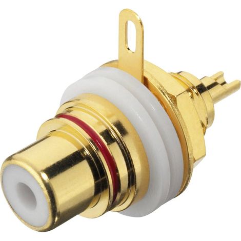 Monacor T-710GI Fiche RCA femelle encastrable