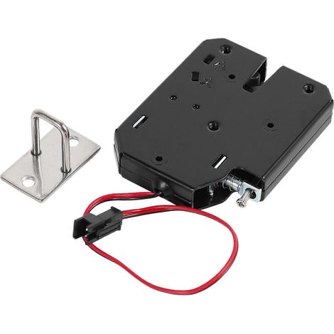 Serrure électromagnétique 12 V 2 A, force de maintien de 150 kg/330 lb, contrôleur d'accès électromagnétique à sécurité intégrée (1/5)