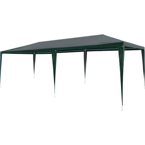 vidaXL Tenda per Feste 3x6 m in PE Verde (1/5)