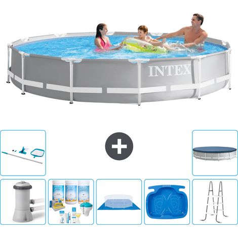 Intex Piscine Prism Frame Ronde - 366x76 cm - 8-pièces S20565 (1/5)