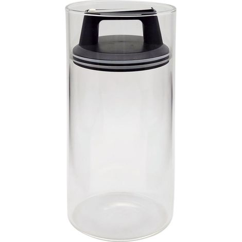 Lot de 1 bocal en verre hermétique avec couvercle, pour le café, les pâtes, pour une organisation optimale de la cuisine et du plan de travail.-AquaForge (1/5)