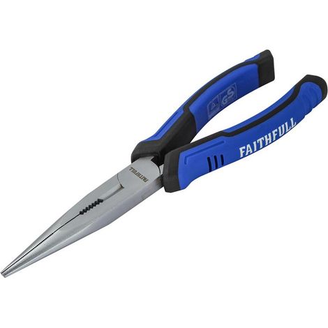 Faithfull Long Nose Pliers 200mm (8in) FAIPLLN8N