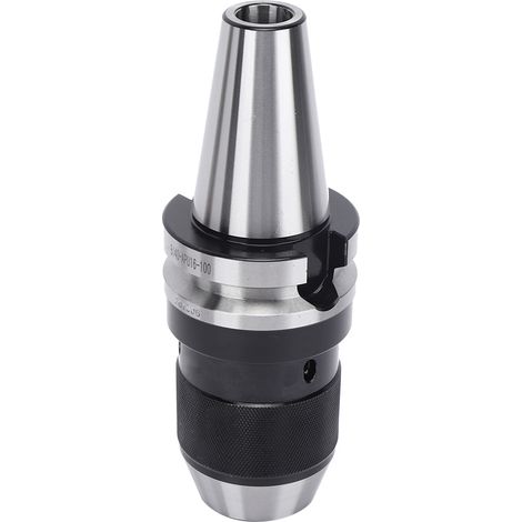 Mandrin de perçage porte-outil intégré, fraiseuse CNC en acier rapide BT40-APU16-100 (1/5)