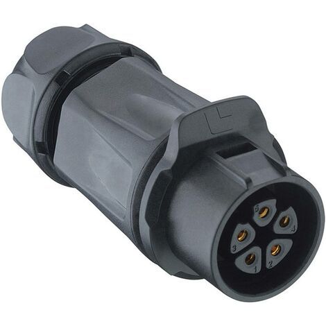 Lutronic 2640 04 T12 CB A Connecteur rond femelle, droit Nombre total de pôles: 4 1 pc(s) (1/2)