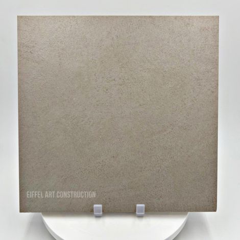 Aelle - Carrelage sol extérieur 20 mm dalle antidérapant effet béton ciré naturel 60x60 cm Boost natural ASH - Vendu par boîte de 0.72 m² (1/2)