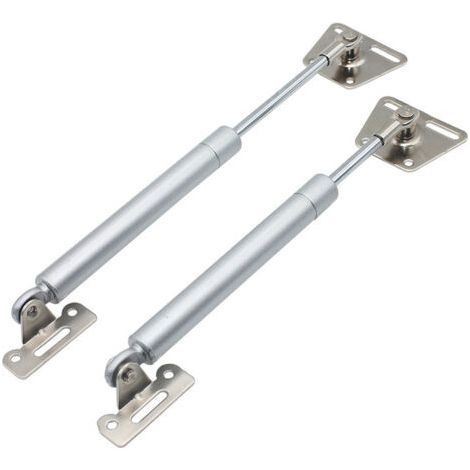 100N/22lb Gas Hinge with Retarder for Cabinet and Desk Flap, Slow Open, Pack of 2 (1/5)