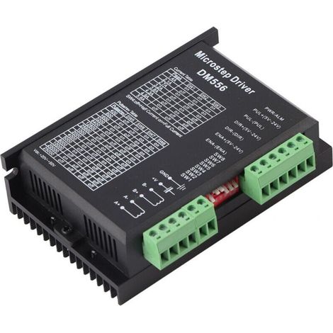 Driver per motore passo-passo a 2 fasi DM556 42/57 Driver per motore passo-passo 24V-50V DC-Crezuo