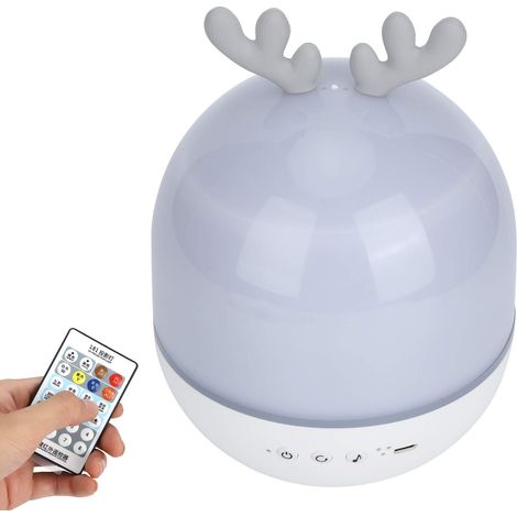 Mini-360°-Dreh-USB-Projektions-Stehlampe mit Fernbedienung und Musikfunktion für Zuhause (1/5)