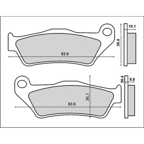 Pastillas de freno BRENTA KH363 (orgánicas) BMW