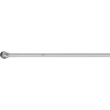 PFERD TOOLS Hartmetall Frässtift Kugel KUD Ø 06x05 mm Schaft-Ø 3x75 mm Z3P universal mittel kreuzverzahnt