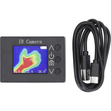 Caméra thermique portable avec capteur infrarouge 32x24 et écran TFT 1,8 pouce pour le test de composants