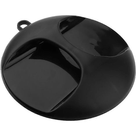 Grand miroir rond professionnel portatif pour salon de coiffure, 25 cm de diamètre, noir (1/3)