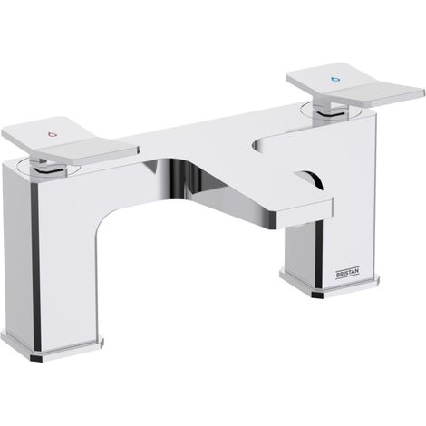 Bristan Tangram Bath Filler Tap Pillar Mounted - Chrome (1/2)
