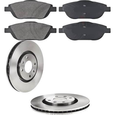 KIT FRENI ANTERIORI compatibile con CITROEN C3 AIRCROSS II (2R,2C) - DISCHI + PASTIGLIE OEM: FDB4288, FDB4066 / 17336 , 17338 /SOSTITUZIONE DIRETTA/BASSA POLVERE/SILENZIOSO (1/5)