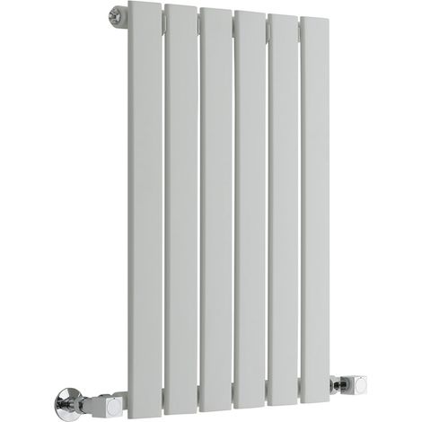 Milano Alpha White Horizontal Single Flat Panel Radiator - 635mm x 420mm (1/5)