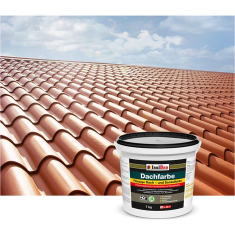 Vernice per tetti IsolBau Dachfarbe Rosso Mattone 7 kg (1/5)