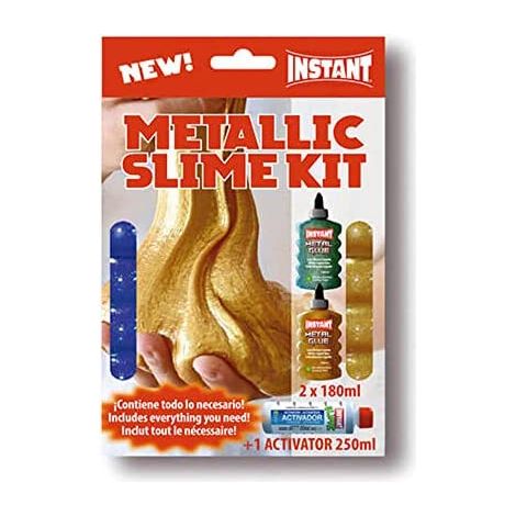 Kit mini slime métallique 2 colles + activateur instant 18961