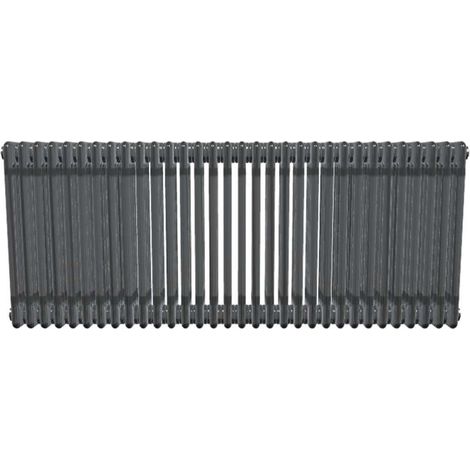 Bircham - Raw Metal Column Radiator H600mm x W1466mm 4 Column (1/2)