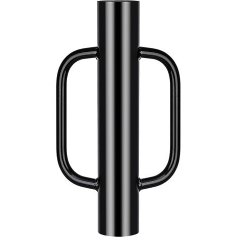 T-Pfosten-Rammgerät mit Griff, Hochleistungs-Zaunpfosten-Rammgerät für T-Pfosten, U-Kanäle, Metallpfosten und Schilderpfosten, Rammwerkzeug, 17 Zoll, Schwarz (1/4)