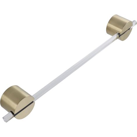 Porte- 50 cm, style minimaliste, antirouille, installation facile et l'hôtel, support en acrylique transparent de qualité supérieure (50 cm) (1/4)