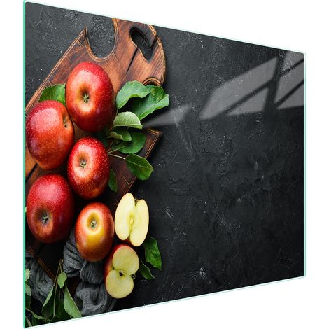 TABLA DE CORTAR DE VIDRIO 52x30 MANZANA (1/5)