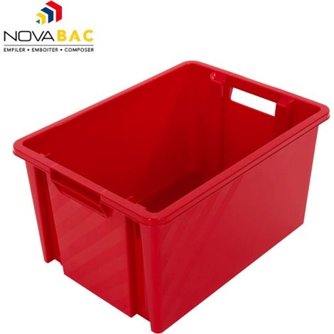 Boite de rangement Novabac 6L Rouge - 5201732 (1/3)