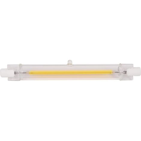 Ampoules LED COB R7s 10 W 118 mm à intensité variable, remplacent les ampoules halogènes - Lumière blanc chaud 220 V (1/5)