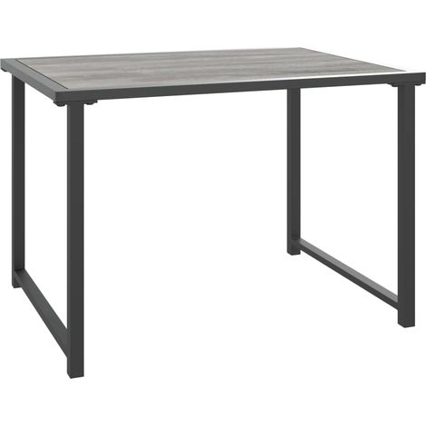 vidaXL Garden Table Anthracite 55x40x37 cm Steel (1/5)