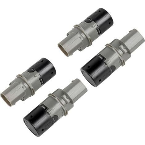66206989069 Lot de 4 capteurs de stationnement PDC 3 broches Compatible avec les séries 5 E39 E60 7 E38 E65 6 E63 E64 X3 X5 Z4 E83 E53 E85 1998-2008 (1/4)