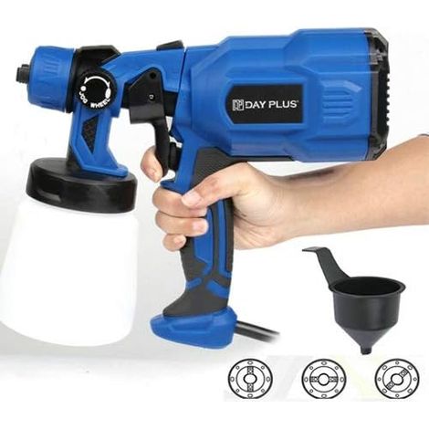 Universal Paint Sprayer, 550W Electric Sprayer for Wall & Ceiling/Wood & Metal Paint Hand Held Spray Gun System Fence Sprayer, 800ml Paint Cups, 3 Painting Modes, Adjustable Valve