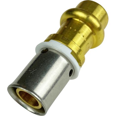 Comap – Raccord passerelle à sertir PER vers cuivre 14 – Pour tubes PER 16x1,5 – Raccords PexPress – P7871W1416U