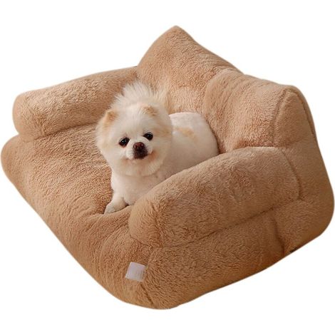Cuccia per gatti in peluche ultra morbido, letti per gatti e cani da interno, divano, allevia la pressione muscolare e articolare, design comodo e accogliente, imbottitura sfoderabile, lavabile, antis