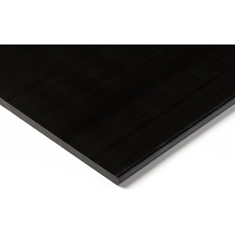 Plaque POM RS PRO Noir, 500mm x 300mm x 20mm ( Prix pour 1 )