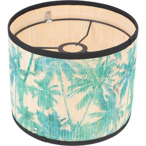 abat-jour de style japonais en bambou pour lustre (1/4)