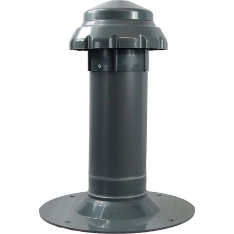 4 in 1 Flachdachlüfter CLASSIC + Kondenswasserabscheider Hart-PVC (1/3)