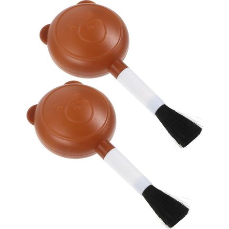 Souffleur d air pour Objectifs Photo et Plantes Succulentes 2 pièces Brosse Douce en Plastique Nettoyeur Compact pour Claviers et