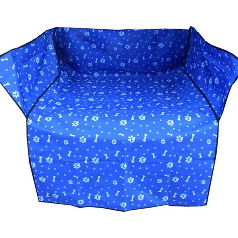 Geeignet für große Kofferraummatten (Einzelpackung), wasserdichte Tücher, Rücksitzbezüge für Hunde/Katzen, Rücksitzkissen, Autoschutzdecken (blau)