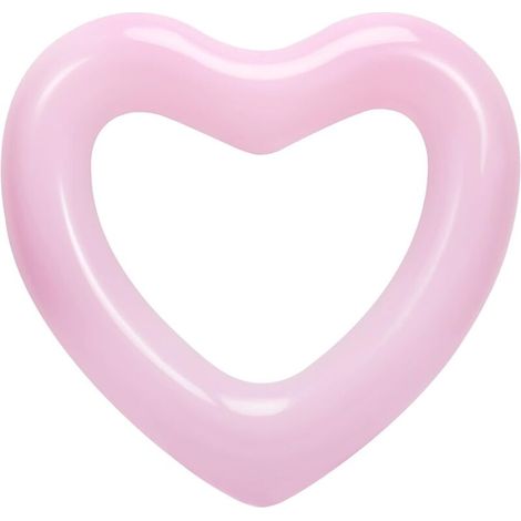 Heart-shaped inflatable buoy, 120 x 100 cm, water toy for beach parties, for children and adults (1/5)