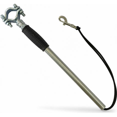 Inox attache rapide laisse chien vélo promenade sécurité (1/5)